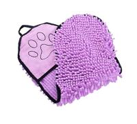 Giwnhvx C de Bain pour Chien à SéChage, de Bain Absorbante en Fibre pour Chat de Toilette Pratique pour Le Nettoyage des Animaux de Compagnie