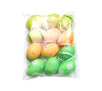 Giwnhvx C Pâques Bricolage Oeufs Peints à la Main de Coloriage de Maternelle Oeufs de Simulation Oeufs de Coloriage Durables Faciles à Utiliser