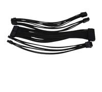 Giwnhvx Câble d'extension d'alimentation pour ordinateur PSU ATX 24 broches Câble d'extension 8 broches 6 + 2 broches 24 broches Extension de carte mère pour ordinateur