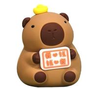 Giwnhvx Cadeau de Décoration de Voiture avec Statue de Capibara, Mini Sculpture, Décoration de la Maison, Figurines d'Animaux, Ornement de Table pour Bureau B