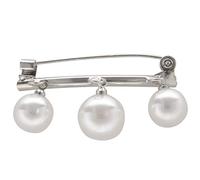 Giwnhvx Cadeau de Saint Valentin de Chandail D'Écharpe 1Pc Broche Anti-Vidange Broche Anti-Usure de Cardigan Broche Émail Sangles Fixes Antidérapant Argent