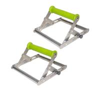 Giwnhvx Cadre de support réglable pour machine de découpe, support de scie de table antidérapant, pliable, support de machine de découpe d'angle facile à installer B