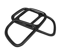 Giwnhvx Cadre décoratif en acier inoxydable pour tuyau d'échappement de voiture X5 X6 Noir