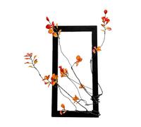 Giwnhvx Cadre Photo en Forme de Papillon et de Fleur Artificielle, Décorations de Luxe Légères, Peinture Murale à Faire Soi-Même, B