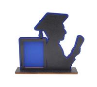 Giwnhvx Cadre photo pour Garçons Classe 2024 Cadre de Graduation Ornements pour Bureau de la Maison Convient au Portrait Vertical,A