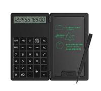 Giwnhvx Calculatrice avec tableau d'écriture à 12 chiffres avec écran LCD - Calculatrice portable pour bureau, école et maison B