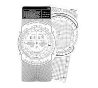 Giwnhvx Calculatrice de vol E6b - Calculatrice de vol - Outils essentiels pour l'entraînement au vol