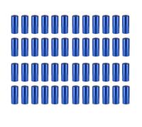 Giwnhvx Capuchon de tube de câble de frein en alliage d'aluminium, manchon de tube de câble en alliage d'aluminium bleu
