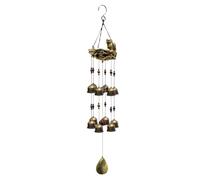 Giwnhvx Carillon à Vent D'Oiseau Carillon de Cloche pour Décoration de Fenêtre de Jardin de Balcon Facile à Utiliser