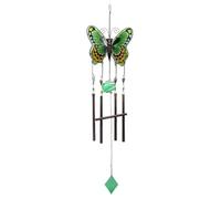 Giwnhvx Carillon éolien en métal pour décoration de la maison - Décoration extérieure - Pendentif à suspendre - Vert