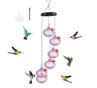 Giwnhvx Carillons Éoliens de Charme Mangeoires pour Colibris Carillons Éoliens de Charme Mangeoires pour Colibris Carillon Éolien Mangeoire pour Colibris, Installation Facile Facile à Utiliser