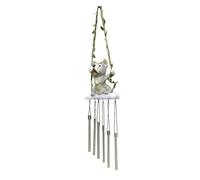 Giwnhvx Carillons Éoliens en Forme d'animaux Mignons, Pendentifs d'animaux de Dessin Animé, Balançoire Décorative, Ornements de Jardin Artisanaux A