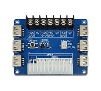 Giwnhvx Carte adaptateur d'alimentation ATX 20 broches 24 broches module d'alimentation USB charge châssis alimentation 5 V