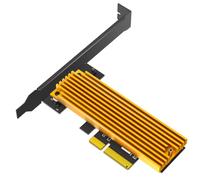 Giwnhvx Carte adaptateur hôte M.2 NGFF PCIe SSD A PCI Express 3.0 X4 prend en charge M.2 PCIe (NVMe ou AHCI) Type 2242 2260 280