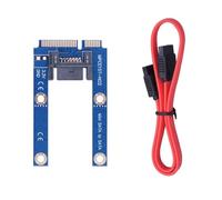 Giwnhvx Carte Adaptateur MSATA Un par MSATA Un Disque Dur Un 7 Broches Interface de Carte de Conversion de Carte d'Extension d'Ordinateur
