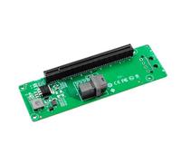 Giwnhvx Carte d'extension de fente PCIe à 1 port SFF-8643 Adaptateur de fente PCIe X16 avec connecteur d'alimentation 15 broches