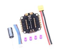 Giwnhvx Carte ESC 4INI 45A prenant en charge le moteur sans balais 3-6S DShot300 600/Multishot/Oneshot FPV UAV F4 contrôle de vol
