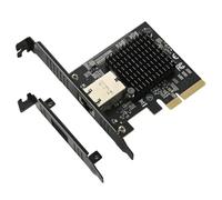 Giwnhvx Carte réseau 10 Gbps AQC113 PCIE vers port unique RJ45 1G/2.5G/5G/10Gbps PCIex4 Interface Ethernet filaire LAN Win10/11