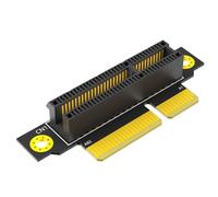 Giwnhvx Carte Riser PCI-e 4X 3.0 90 Degrés Inverse de A Femelle pour Serveur 1U (Direction d'installation Vers CPU)