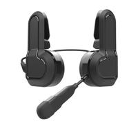 Giwnhvx Casque stéréo sans fil Bluetooth pour moto, lecteur de musique, écouteurs mains libres avec support à clip