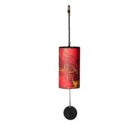 Giwnhvx CG Am DmChord D Cloche à vent en bambou avec 9 tiges pour bricolage extérieur jardin terrasse
