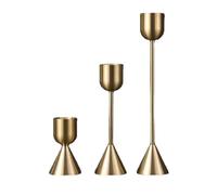 Giwnhvx Chandelier de style européen - Lot de trois pièces pour table à manger occidentale, décorations de mariage, bougeoirs