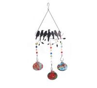 Giwnhvx Charmant carillon éolien mangeoires pour oiseaux, mangeoires pour oiseaux d'extérieur suspendues à fourmis et facile à installer facile à utiliser B