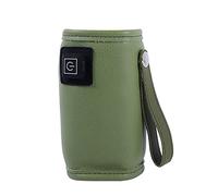 Giwnhvx Chauffe-Eau à Lait USB Poussette de Voyage Sac Isotherme Chauffe-Biberon pour Sans Danger pour L'Hiver en Plein Air -Vert