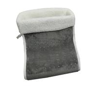 Giwnhvx Chauffe-Pieds Électrique pour Bureau et Maison, Coussin Chauffant Électrique Double Face pour Pieds, Prise UE - B