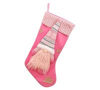 Giwnhvx Chaussettes de Noël, décorations de Noël, cadeau de Père Noël, sac à bonbons pour fête de vacances, décoration d'intérieur, A