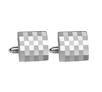 Giwnhvx Chemise Française Boutons de manchette Grille Boutons Carré AccessoiresBijoux Fait Une Main de Mariée De Luxe
