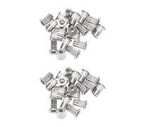 Giwnhvx Cheville pour inserts filetés M5 en aluminium à tête plate 40 pièces