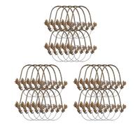 Giwnhvx Cintres pour bocaux, poignées en corde de lin pour bocaux en verre de 70 mm de large, cordes de suspension, 30 pièces, sans bocaux
