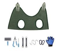 Giwnhvx Ciseaux à Ongles Anti-Rayures Morsure Sac Fixe Garniture de Bain Sac de Retenue Toilettage pour Animaux de Compagnie Hamac Suspendu Fournitures pour Animaux de Compagnie Ensemble