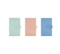 Giwnhvx Classeur de défi 96 enveloppes, porte-cartes de visite avec enveloppes de monnaie, A