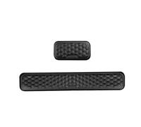 Giwnhvx Clavier de poignet en mousse à mémoire de forme, en silicone, pour clavier, bureau, souris, poignets, noir