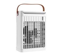 Giwnhvx Climatiseur portable, refroidisseur d'air, humidificateur avec 5 vitesses, 7 couleurs, lumière climatisation personnelle, ventilateur pour chambre ou bureau, durable, facile à installer