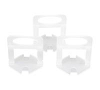 Giwnhvx Clips pour système de nivellement de carrelage - Entretoises de nivellement de carrelage DIY - Système de nivellement de carrelage pour la pose de carrelage (1/8) (500 pièces)