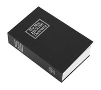 Giwnhvx Coffre-fort en métal pour livre de transfert avec serrure à combinaison, boîte de rangement secrète en métal, tirelire, stockage sécurisé (S)