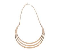 Giwnhvx Collier Choker Collier Punk Creux en Métal Rue Rock Style Grande Marque de Personnalité de Femme Or