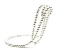 Giwnhvx Collier de perles fantaisie en métal à suspendre - Porte-bouteilles rouges - Décoration de bureau