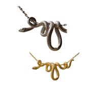 Giwnhvx Collier en forme de serpent enveloppé, style neutre et cool, sens du design avancé, créativité