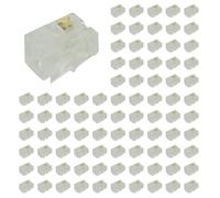 Giwnhvx Connecteur Jack RJ9 4P4C pour téléphone 150 pièces, transparent