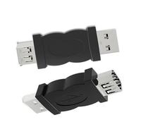 Giwnhvx Connecteur USB vers 1394 6P USB vers Firewire 6 Broches USB Mâle vers 1394 Convertisseur Portable Pratique 2 Pièces