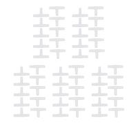 Giwnhvx Connecteurs de Valve d'air à 3 Voies en Forme de T en Plastique pour Aquarium, 50 Pièces, Blanc