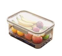 Giwnhvx Conteneur de stockage de fruits pour réfrigérateur portable, récipient pour fruits et légumes portable grande capacité avec poignée, récipients pour fruits pour réfrigérateur C