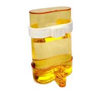 Giwnhvx Conteneur de Stockage pour Canaris, Mangeoire à Eau pour Oiseaux, Alimentation Suspendue Jaune, 1 Pièce