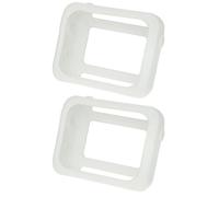 Giwnhvx Coque de protection en silicone multicolore pour montre d'ordinateur - Anti-rayures et anti-chute - Blanc