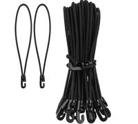 Giwnhvx Corde à crochets, lot de 20 rallonges avec crochets 25 cm, tendeur multifonction pour rideaux, réseaux,