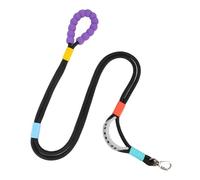Giwnhvx Corde de Traction pour Animaux de Compagnie, Multifonctionnelle, Réglable, Antidéflagrante, Bandoulière, Corde en P, Noire